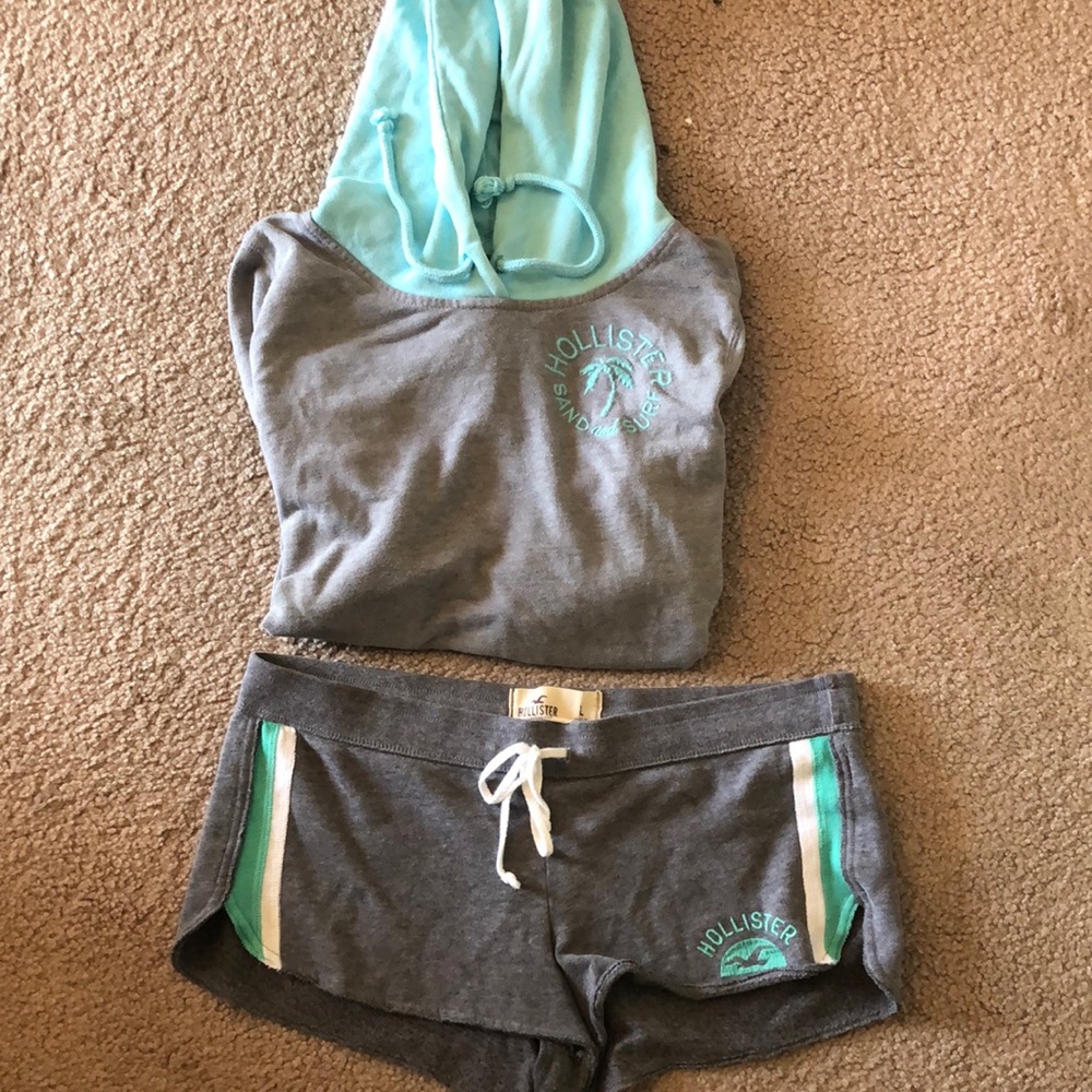 Hollister Hoodie & shorts bundle